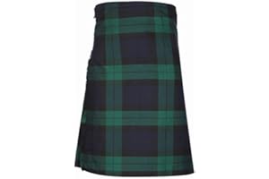 The Scotland Kilt Company Men's Premium 8 Yard Tartan Kilt - Scottish Traditional Highland Outfit