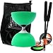 Produktbild Henrys Diabolo Jazz, mit Freilauf-Kugellager, Grün, inkl. Profi-Carbonstäbe, 10 m Profi-Schnur Slide und Transporttasche
