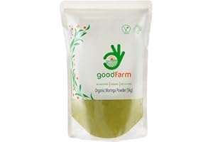 Goodfarm Organic Moringa Powder - Certified Organic, Premium Quality | Vegan | Ayurveda | Immunity Boost | Natural Vitamins,1 kg