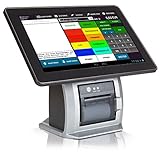 Lieferumfang: Android All-in-One Kassensystem mit 10 Zoll Multi-Touch Display, vorinstallierte Kassen-Software BLITZ!KASSE GASTRO, integrierten Bondrucker und Kundenanzeige, Tastatur (nur für Programmierung)