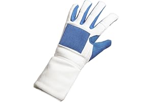 UJJGHJ RPixc Gants D'escrime Adultes et Enfants Équipement D'escrime Triple Gant Foil Epée Sabre Gants Gants D'entraînement - Cuir Artificiel - (XXS-XXL) (Color : Left Hand, Size : L)…