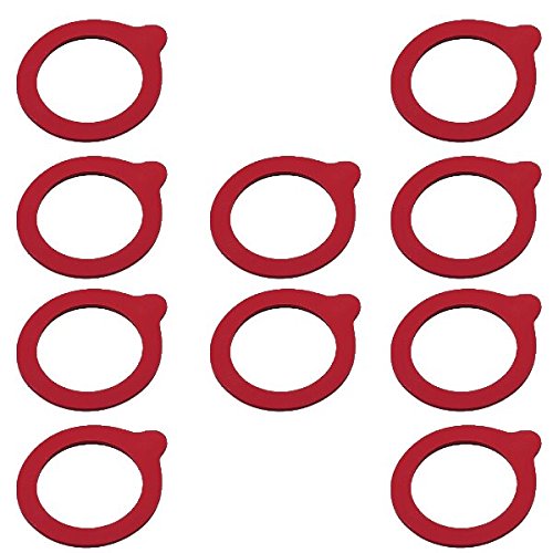 Viva-Haushaltswaren 10 Weckringe / Gummiringe / Einmachringe 75x101mm