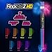 Produktbild Paar ROCKSTIX 2 HD: Bright Light Up Multi Color ändern LED Drumsticks, 7 AMAZING Farbe Effekte, Set Your Gig On Fire.