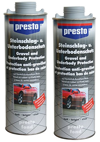 Preisvergleich Produktbild Presto Steinschlagschutz Unterbodenschutz hell für Saugluftpistole 2x 1000ml 603222