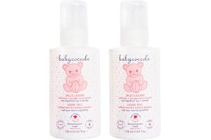 BABY COCCOLE Babycoccole KIT 2 PEZZI TALCO LIQUIDO BAMBINI. Non Talco, Previene Arrossamenti da Pannolino, Asciuga e Rinfresca la Pelle Dopo il Bagnetto, Regola Naturalemente la Sudorazione. 2X125ml