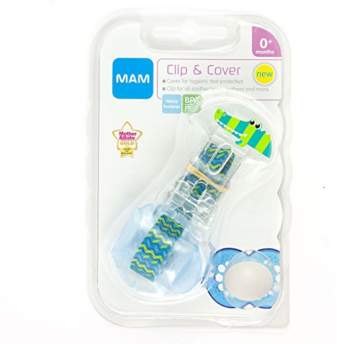 MAM Soother Clip and Teat Cover (Crocodile)