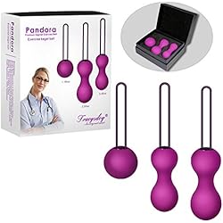 Boule de Geisha Kegel Balls en Silicone Médicale pour Exercices de Plancher Pelvien Ensemble de 3 - Violet