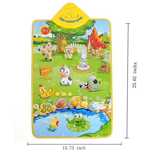 FAIRY SEASON Music Sound Singing Farm Animal Kids Baby Children Play Mat Carpet Playmat Toy