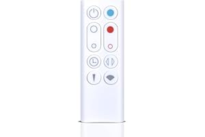 GOUYESHO New Replacement Remote Control for Dyson AM09 Hot + Cool Heater Tower Fan (White)