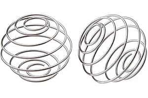 Makenlug 2 PCS Stainless Steel Bottle Mixer Ball - Blender Whisk Protein Shaker Ball, Wire Whisk Ball by Pure Source Nutrition, (A164)