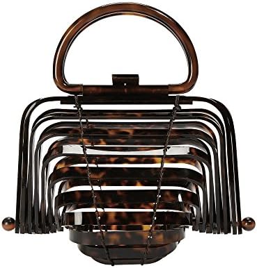 Cult Gaia Women's 20005Actortoise Brown Acrylic Handbag