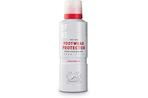 DFNS Footwear Protector Spray, Liquid-Repellent Waterproof Dirt Repellent Solution for Leather, Suede, Nubuck, & Canvas Shoes, Trainers, Sneakers Care