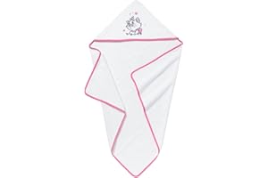 babyCalin- Disney Marie Les Aristochats Cape de Bain Brodée 80x80 cm