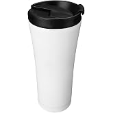 S-link SL-TM1971A Mat Beyaz 500ML I&ccedil; 304 Dış 201 Paslanmaz &Ccedil;elik Termos Kupa