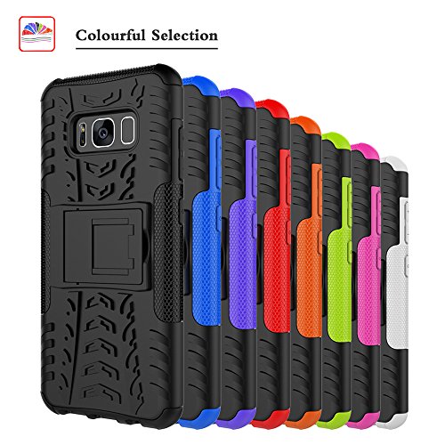 samsung s8 Funda Mama Mouth Heavy Duty silicona h  brida con soporte C  scara de Cubierta Protectora de Doble Capa Funda Caso para samsung s8 Smartphone Negro