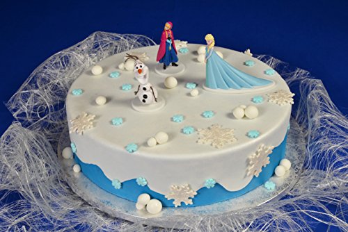 Frozen-Figuren für Thementorten, Elsa, Anna, Olaf - 2