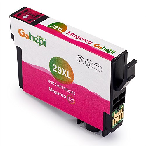 Gohepi 29XL Kompatibel für Druckerpatronen Epson 29XL 29, 4 Schwarz/2 Blau/2 Rot/2 Gelb 10er-Pack Arbeiten mit Epson XP-342 XP-332 XP-345 XP-442 XP-445 XP-432 XP-247 XP-335 XP-235 XP-245 XP-435 XP-330 XP-430 Patronen - 6