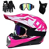 conjunto roupa motocross asw [RESPIRABLE]: Casco de Motocross Múltiples ubicaciones provistas de una ranura de ventilación, Para permitir la circulación de aire en el casco, Función anti-sudor, Reducir el ruido, A prueba de polvo, Repelente de insectos, El ángulo de visión es superior a 105 grados.