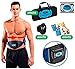 Produktbild abs-a-round Gürtel mit gewonnen Muskulatur Digitale 360 ° mit 99 Intensitätsstufen, 6 Programme und 594 funktionsbibliothek verschiedenen 3 Kanäle unabhängigen und 6 Elektroden – Für beseitigen die Fett überflüssig, Trainieren, Tonen und strafft die Bauchmuskeln, Unterschiene, schräge. Eine Gürtel mit gewonnen für den ganzen Körper.