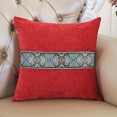 Chinese classical sofa pillow car waist cushion backrest for bedside office back cushion-E 40x60cm(16x24inch)VersionA