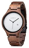 Kerbholz Lamprecht Date Walnuss Holz-Armbanduhr Lamprecht-Date-Walnut