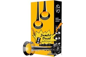 NEU BABY JUMBO | Klaxon Basuri Musicaux Melodie Trompes | 12-24 Volts | 130 DB 2 Super Puissant Trompette | 12 Son Pour Camion,Tracteur,Agricoles,4x4,Van,Voiture
