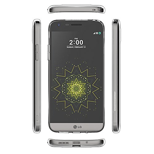LG G5 Hülle Case, Elekin Transparent TPU Case Crystal Clear Handyhülle Schutzhülle für LG G5 - 8