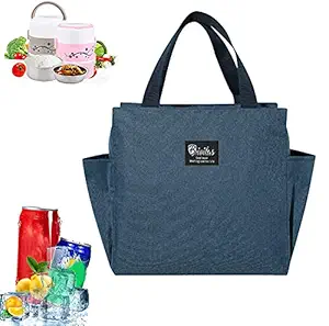 LEVGRY Lunch Bag Insulated Lunch Bag, Portable Lunch Bag, Waterproof Foldable Lunch Cooler Multi-Use Picnic Bag for Women Men School and Office Girls Kids for Bring Meal Fruits