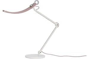 BenQ WiT Lampe de bureau LED avec bras articulé, capteur de lumière automatique, anti-reflets sur l'écran (Rose métallique)