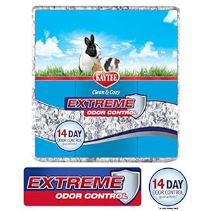Kaytee Material para Nido superabsorbente, Cama de Papel perfumado, Control Extremo del Olor, Clean & Cozy