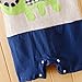 Baby Boy Summer Lovely Short Sleeve Dinosaur Romper Outfit