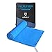 Produktbild caloics Mikrofaser Handtücher, leichtes, schnell trocknendes, saugfähiges Mikrofaser-Badetuch für Reisen,Bad und Sport,Mikrofaser Handtuch (Blau, 70.8" X 30.4" / 180cm X 90cm)