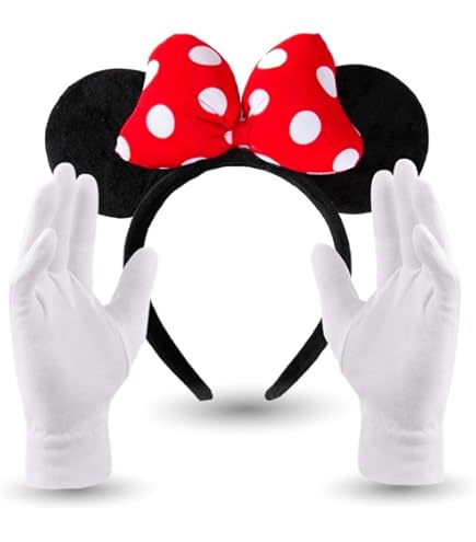 Guanti Mani Da Topolino Fiestas - Per Costume Carnevale, Taglia Unica, Poliestere - Foto 10