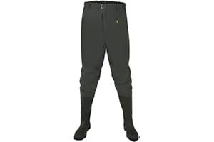 PROS/LUCKY DUCKY Taille Wathose WASSERSCHUTZANGLERBUNDHOSE PVC Hosen Angeln Qualität