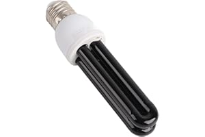 HEITIGN Luz Ultravioleta E27 UV Ultravioleta Fluorescente Blacklight CFL Bombilla Nightclub Bar Lámpara Germicida Luz para Matar Plagas (Colores variados)