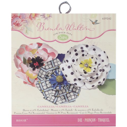 Preisvergleich Produktbild Sizzix Camellia Stanze von Brenda Walton