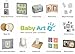 Baby Art Double Print Frame (Taupe & Lime/Plum)
