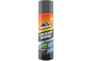 ARMOR ALL Limpiador de Salpicaderos en Aerosol - Aroma Coche Nuevo 500ML - Limpia, Da Brillo y Protege en un Solo Paso, Eficaz en Plástico, Vinilo y Goma, Fórmula Anti-estática para Evitar Polvo