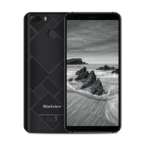Blackview S6-5,7 4G FDD-LTE Smartphone, 18:9 Infinity Display, Android 7.0 Quad Core 2GB+16GB, SONY Fotocamera 8MP+0.3MP & 5MP, Impronte Digitali, 4180mAh 2-SIM Telefono Cellulari Sbloccato