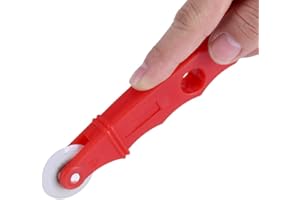 OKBY Bildschirm Rollen Werkzeug - Hand Spline Roller Rollwerkzeug mit Nylonräder Tür Fenster Installation Hand Spline Nylon Griff Kugellager Rad Double End Hand Spline Rollen Siebung Werkzeug