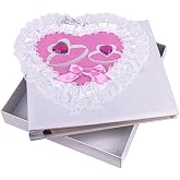 Nobbystar 40 Sayfa Yapışkanlı Dantelli Pembe Fotoğraf Alb&uuml;m&uuml; - 22x25cm