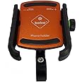 BOBO BM4 Jaw-Grip Waterproof Bike/Motorcycle/Scooter Mobile Phone Holder Mount, Ideal for Maps and GPS Navigation (Orange)