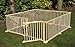 Large Heavy Duty Wooden Baby Playpen 8 panels with Free Educational gift
