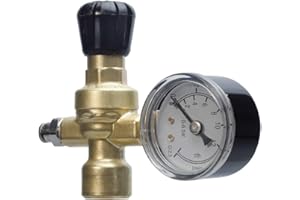 OXYTURBO RIDUTTORE DI PRESSIONE CO2 / ARGON / MIX SALDATURA BOMBOLE USA E GETTA Art.215300 ATTACCO M10X1RH per SALDATRICI