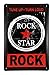 Produktbild ROCK STAR Tune Up Turn Loud Blechschild 20 x 30 cm