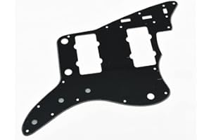 Dopro - battipenna per chitarra Jazzmaster in stile americano vintage, con viti per Fender Jazzmaster vintage a 3 strati (BWB)