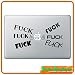 Produktbild "SCK FCK " Aufkleber Sticker für Macbook Air 11 13, Macbook skin 13, 15, 17 Zoll inch Apple Notebook Aufkleber ohne Hintergrund Tattoo Vinyl PEGATINA Apple Mac Hintergrund
