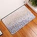 Produktbild JUNDY Badematte rutschfest Badvorleger Weich Badteppich Waschbar Duschvorleger aus Teppich für Badezimmer Küche Schlafzimmer Farbig Bedruckte bodenmatte saugfähige Matte farbe7 50x80cm