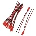 Produktbild SODIAL (R) 10 Stueck 2 Pin JST-Stecker 22AWG Draht Kabel 100mm lang fuer RC Modell Flugzeug Auto - Rot & Schwarz