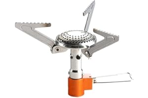 Vango Atom Compact Camping Gas Stove 3000W Mini Pocket Backpacking Cooking Folding Burner for Outdoor Trekking Hiking Mountaineering